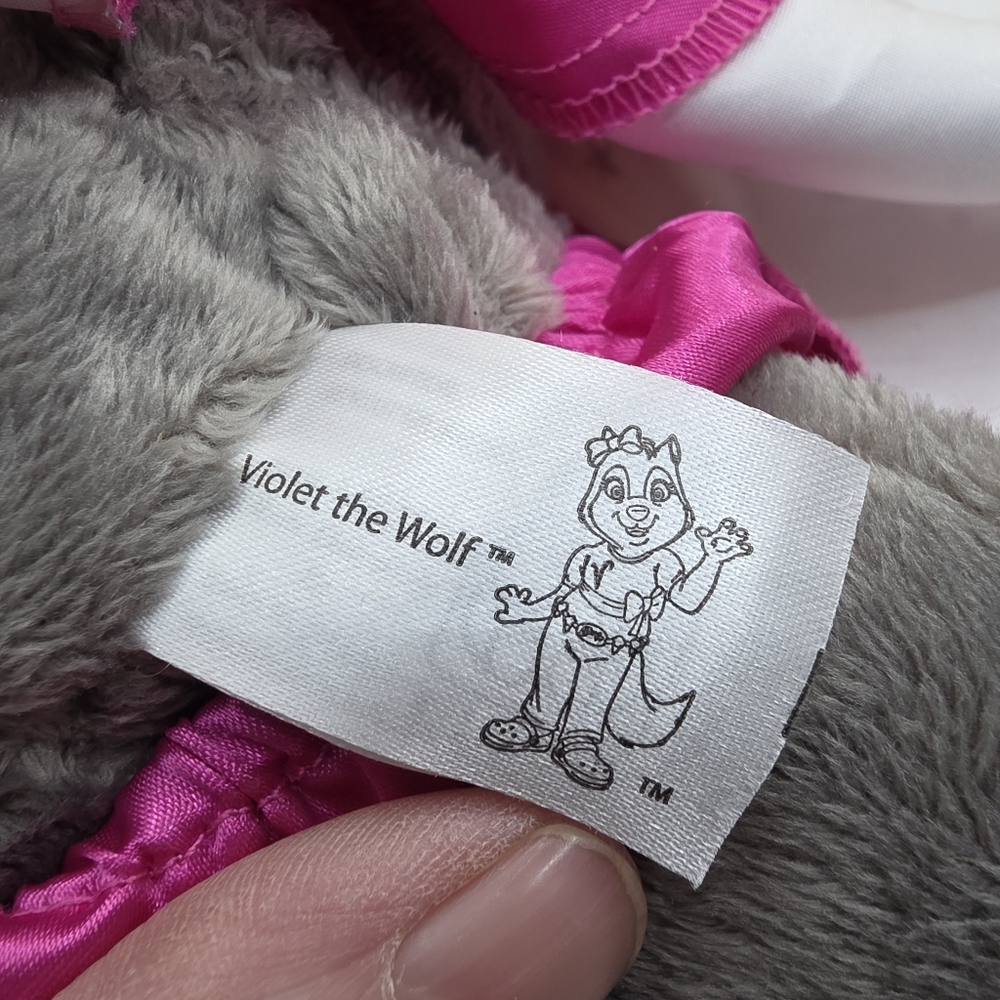 Great Wolf Lodge VIOLET Wolf 16" Plush with Princess Dress - Picture 6 of 6